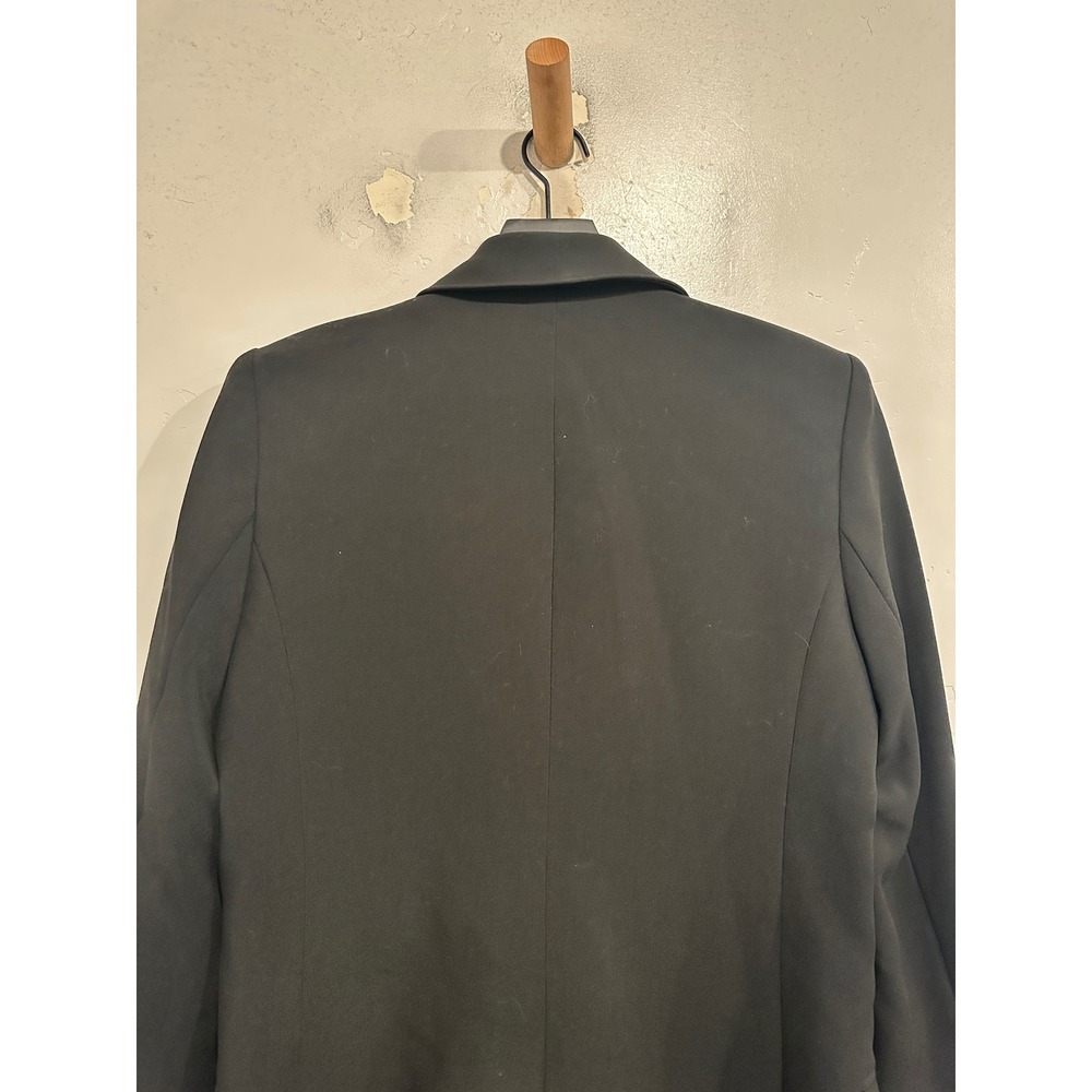 L'Agence Marianna Long Blazer Coat in Black Size 6 - Picture 12 of 16